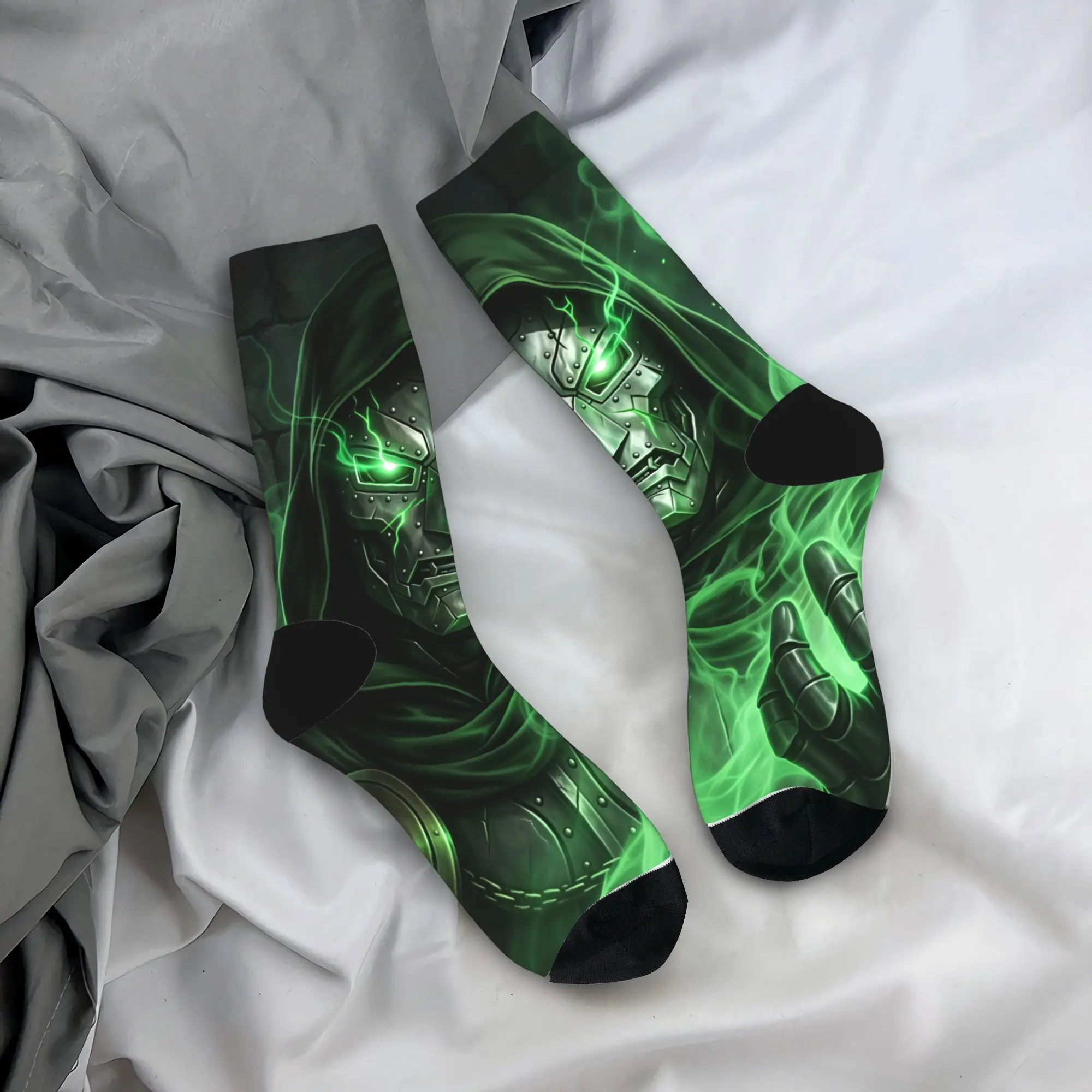 Dr Dooms Socks  Funny Stockings Autumn Non Slip Men Socks Quality Graphic Cycling Socks