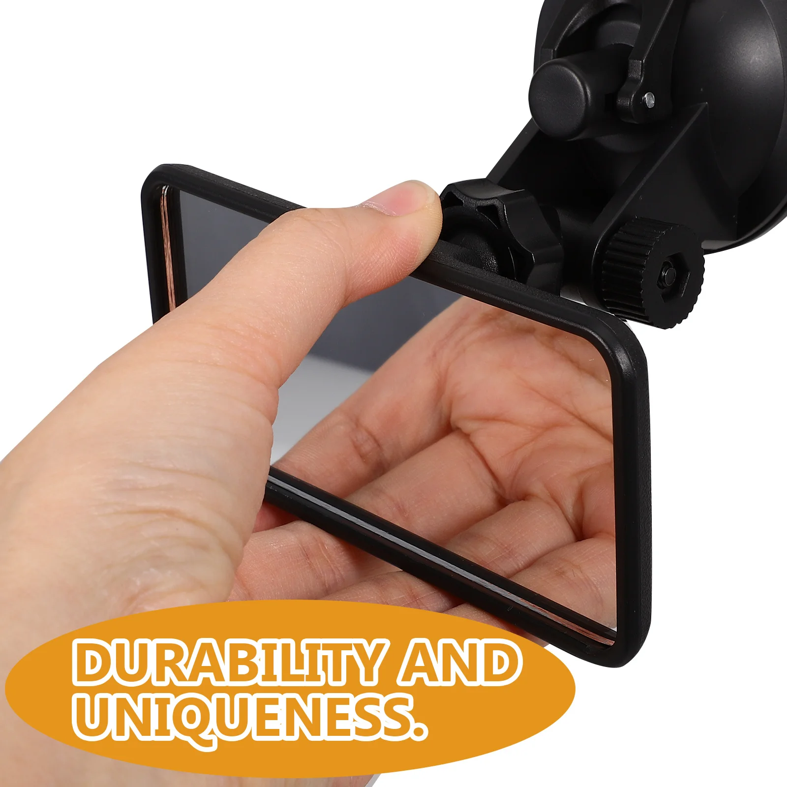 Espejo de punto ciego ABS cuadrado 120x60mm 360 espejo trasero lateral ajustable para estacionamiento espejos de estacionamiento paralelos