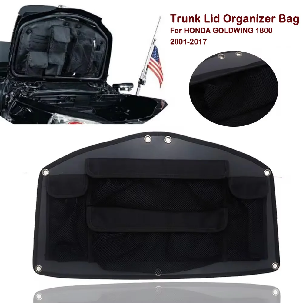 

Motorcycle Trunk Lid Organizer Bag Tool Bags Case For HONDA GOLD WING GL1800 Goldwing GL 1800 2001-2017