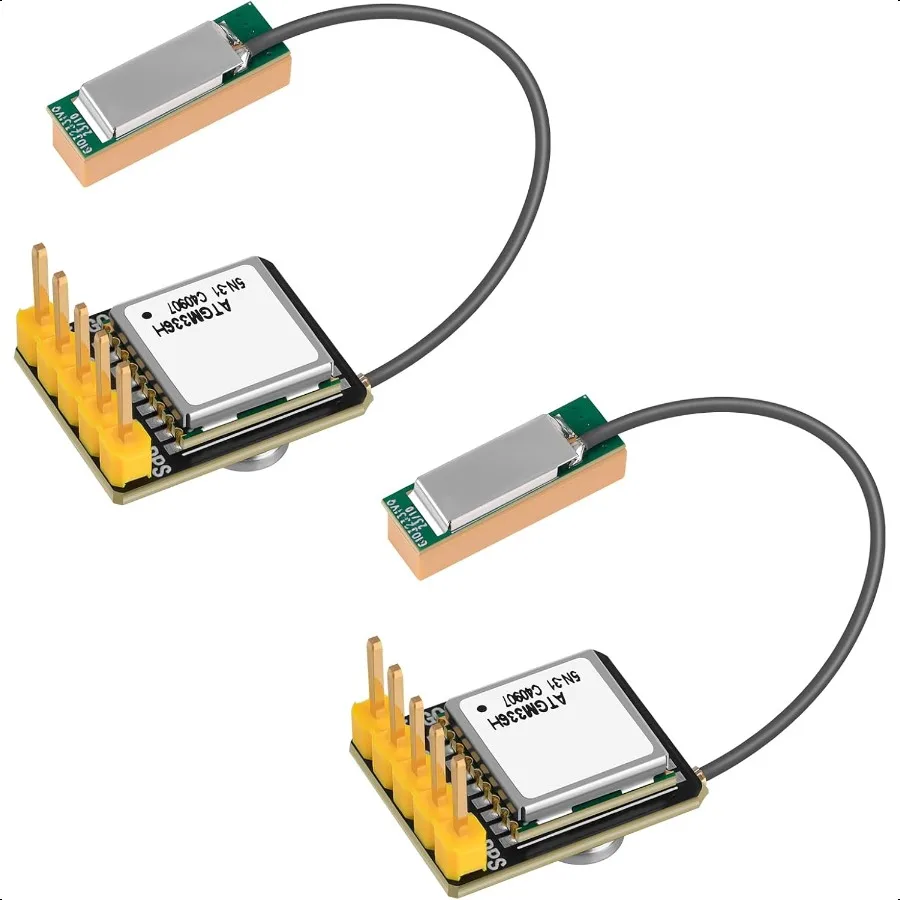 

2 Pack PreSoldered ATGM336H GPS Module GPS BDS Dual Mode Satellite Positioning Navigator with Antenna Replacement NEOM8N for Me