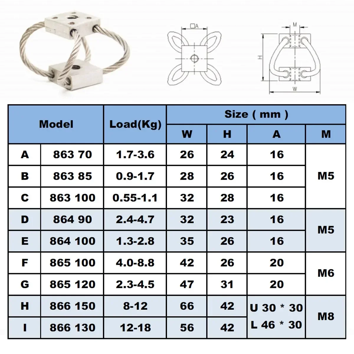 1 STKS Mini Roestvrij Staaldraad Schokdemper RC ROBOT 4WD Auto Zuignap Demping Touw voor Voertuig Harde Schijf CNC Machine