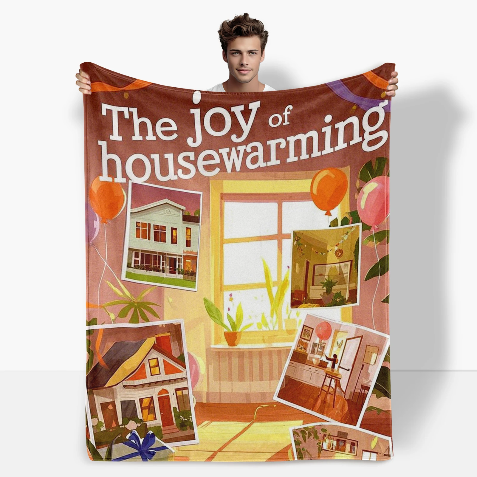 

Special House Photo And Words Blanket Ideal For Gifting To Close Friends And Family