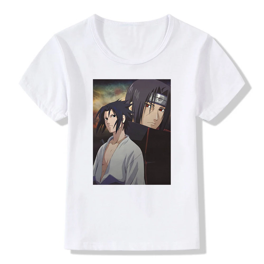 Naruto Hinata Hyuga Children T Shirt Kawaii Anime Manga Game Cartoons Character Funny Kids Boys T-shirt Fashion Casual Tees Tops