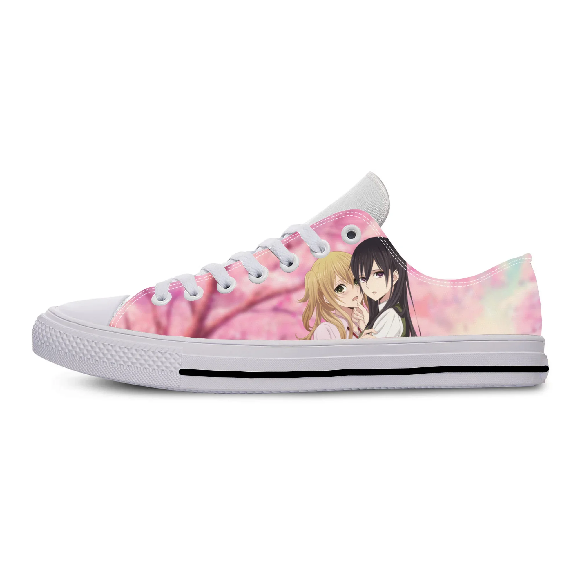 Zapatillas de tela informales para hombre y mujer, zapatos ligeros y transpirables con estampado 3D de cómic de dibujos animados de Anime, Aihara Yuzu Mei