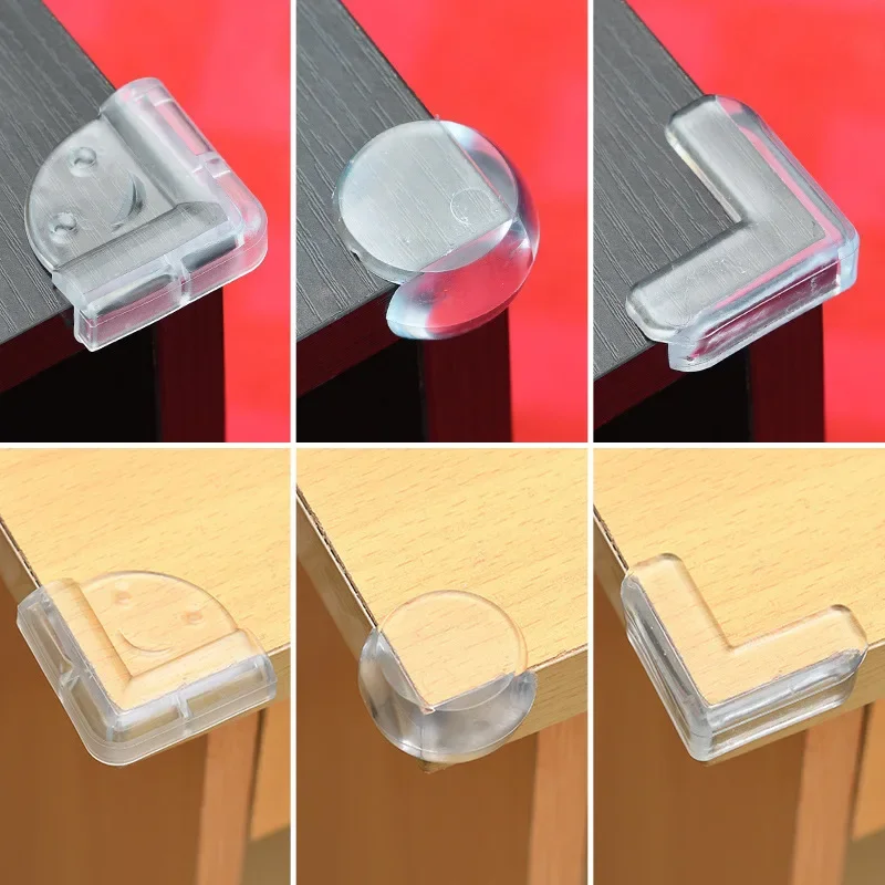 Household Clear Corner Safety Guard, Silicone Anti-Collision Sharp Corner Protector, Durable Table Furniture Edge Cushion view 3