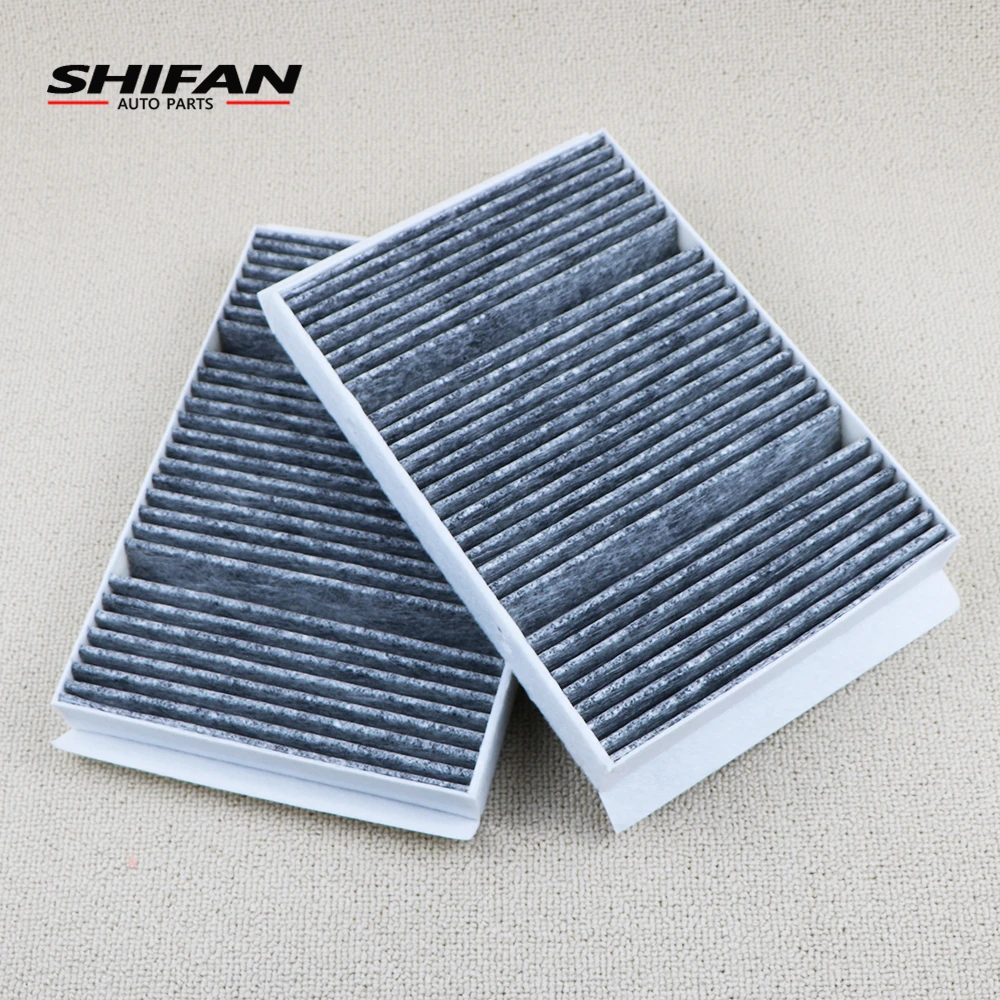 A2228300418 2Pcs Carbon Cabin Air Filter For Benz W222 V222 X222 AMG S63 S300 S320 S350 S400 S450 S500 S550 S560 S63 2228300418