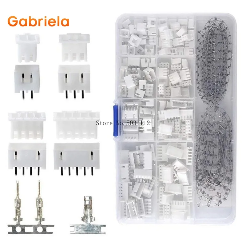 Hot Sale 560PCS 2.54mm JST-XHP 2/3/4/5 Pin Housing with 2.54mm JST XH Male/Female Pin Header Dupont Wire Connector Kit