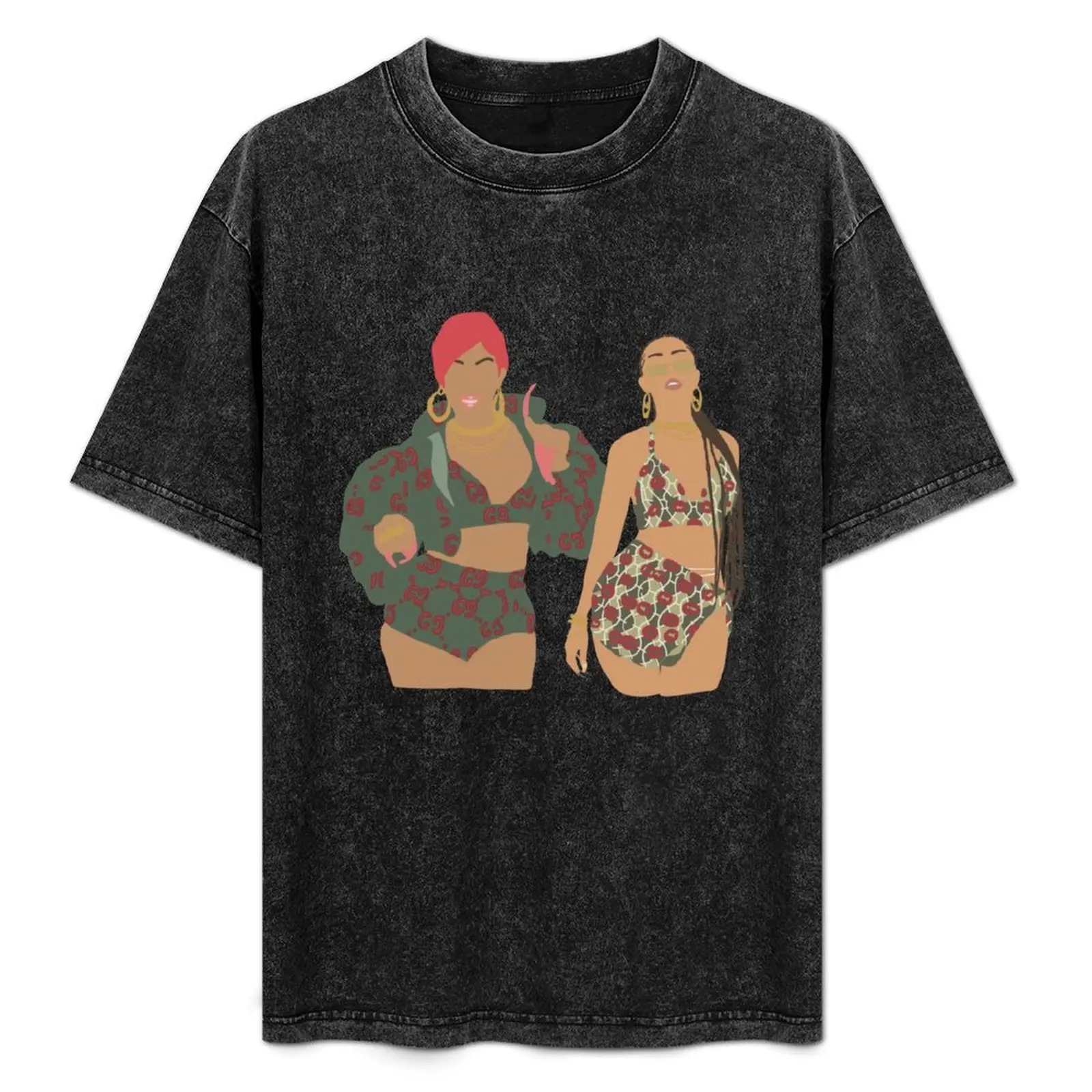 

Saweetie ft. Doja Cat Bestfriend T-Shirt Plus Size Simple Casual Top