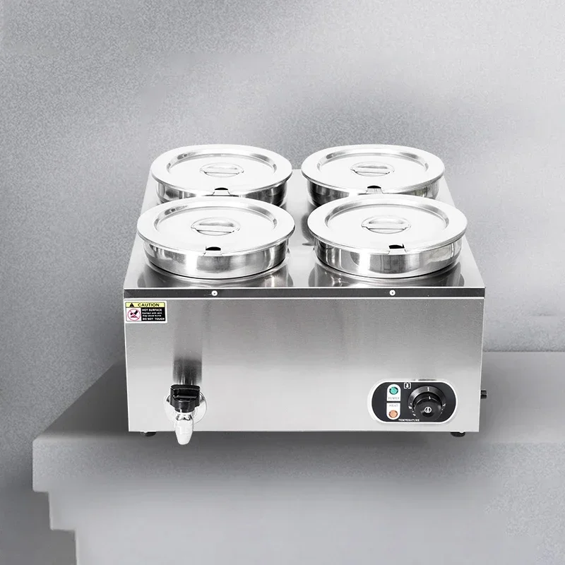 220V ~ 240V tipo de banco Comercial piscina isolamento térmico isolamento térmico quatro cabeça redonda sopa quente equipamentos steamer