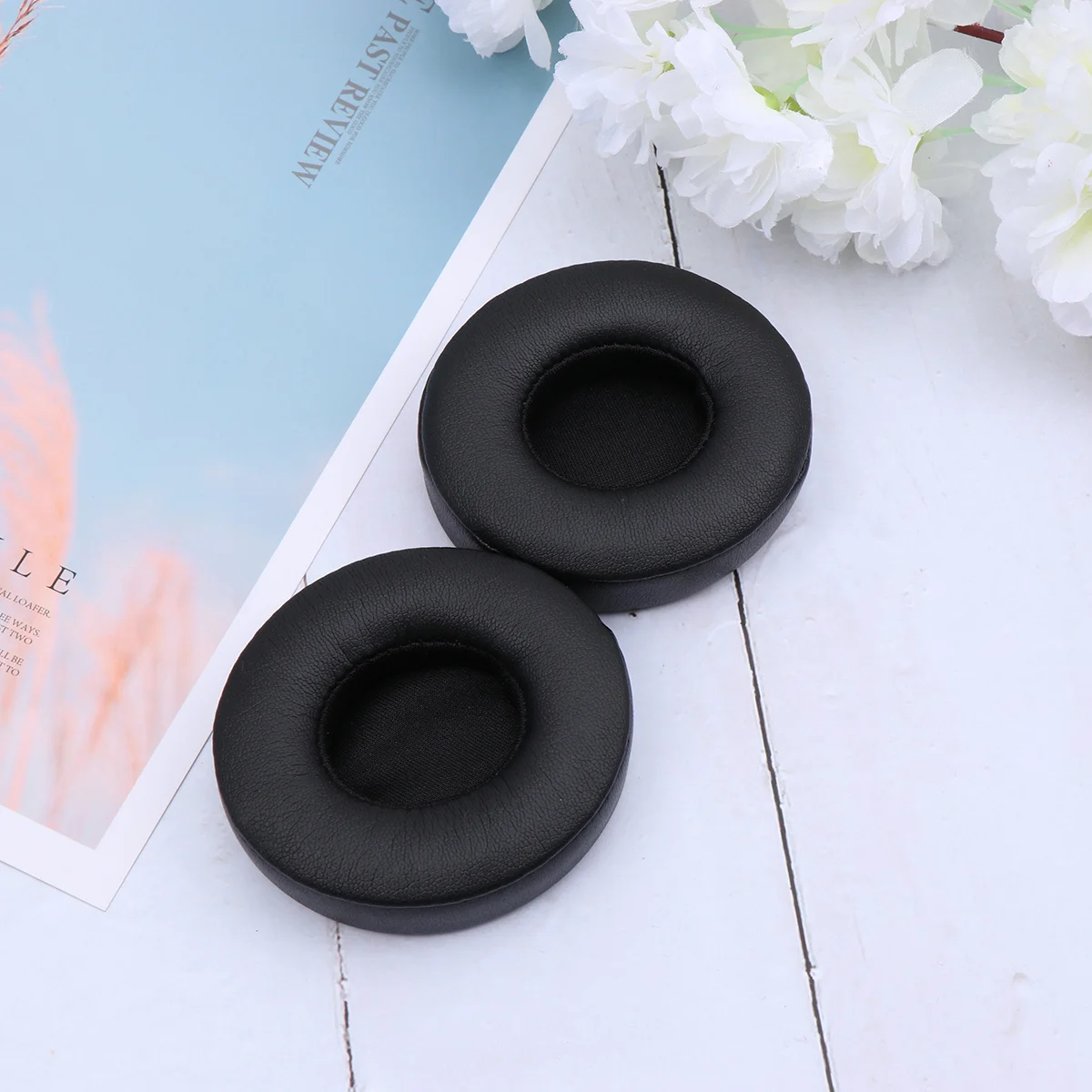 

2Pcs Headphone Covers Replacement Ear Pads Premium Sponge Comfort Fit for 3 2 White Headset Cushion Pad