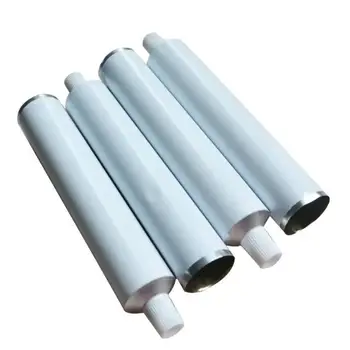 100 ks/lot 5ml-100ml hliníková prázdná cestovní tuba na zubní pastu, odšroubovávací tuba s jehlovým uzávěrem, stříbrná tuba na zubní pastu 6 nejlepší prodej prázdné tuby zubní pasty - №3