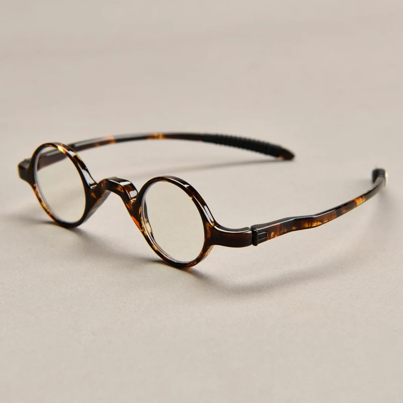 Anti Blau Licht Runde Lesebrille Männer Vintage Oval Stilvolle Rahmen Presbyopie Brillen Ultraleicht Hyperopie Brillen – Detail 3