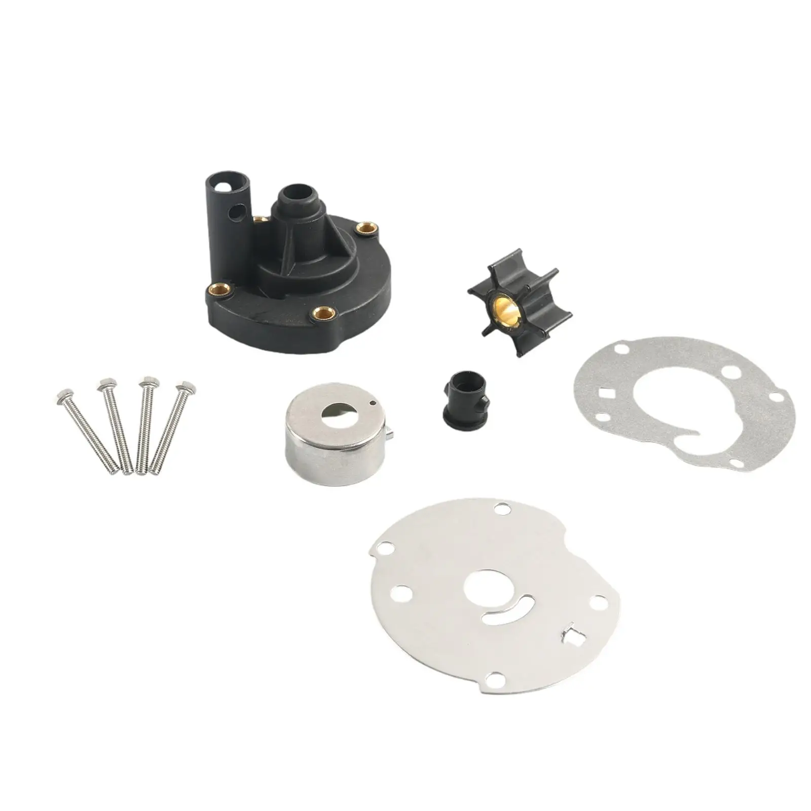 

Water Pump Impeller Repair Kit Car with Screws Easy Installation Replacement for Johnson Evinrude 5.5, 6, 7.5HP 1954-1979