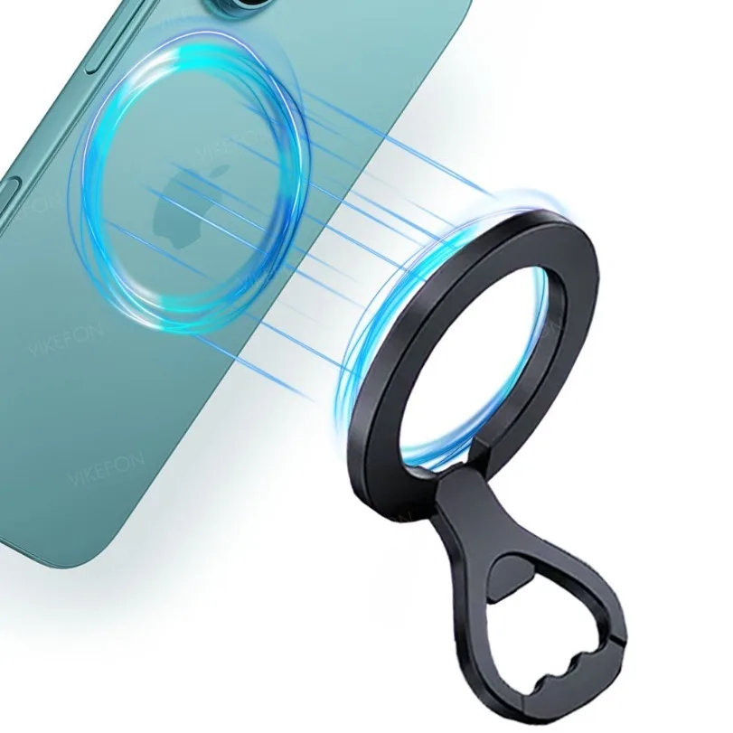 

Foldable Phone Holder Bottle Opener For Magsafe Cellphone Bracket For iPhone 17 16 15 14 13 12 Pro Max Magnetic Stand