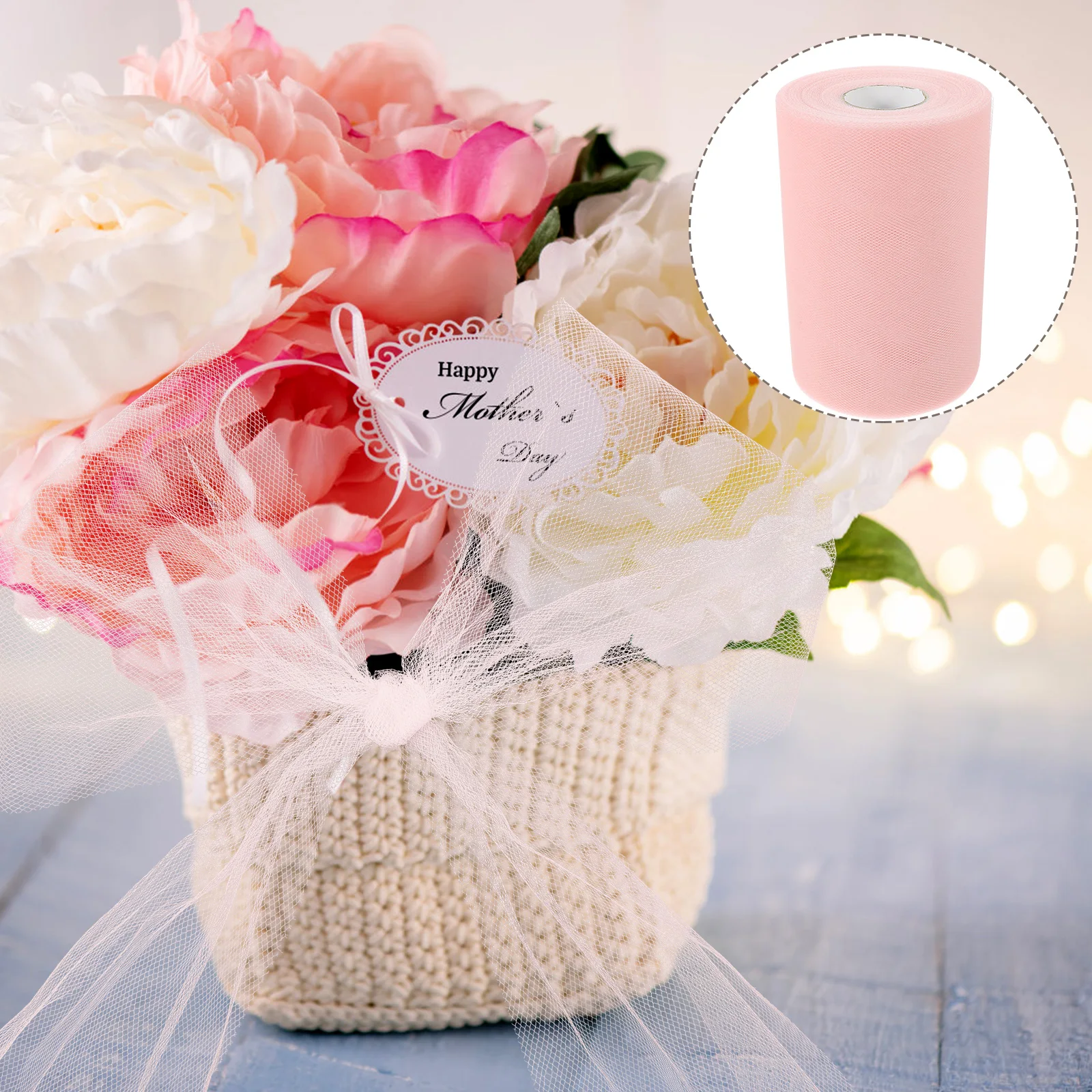 

Craft Mesh Tulle Ribbon Fabric Bulk Diy Wedding Flower Party Decorative Festival