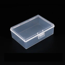 Caja de almacenamiento de plástico transparente, soporte para tarjetas fotográficas de Idol coreano, organizador de escritorio, caja de clasificación, papelería