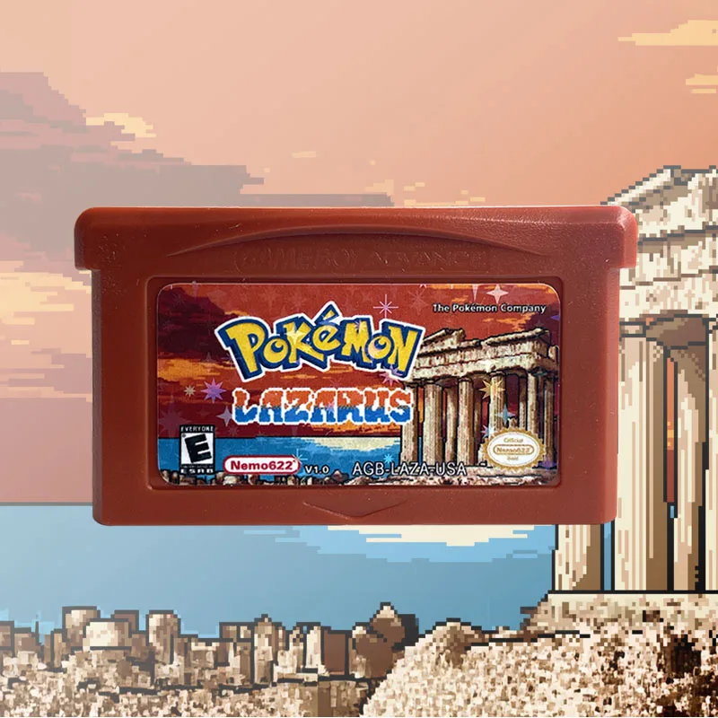 الولايات المتحدة الأمريكية نسخة RTC فلاش عربة الوقت الحقيقي ساعة البوكيمون لازاروس GBA لعبة خرطوشة بطاقة وحدة التحكم فيديو روم هاك الإنجليزية