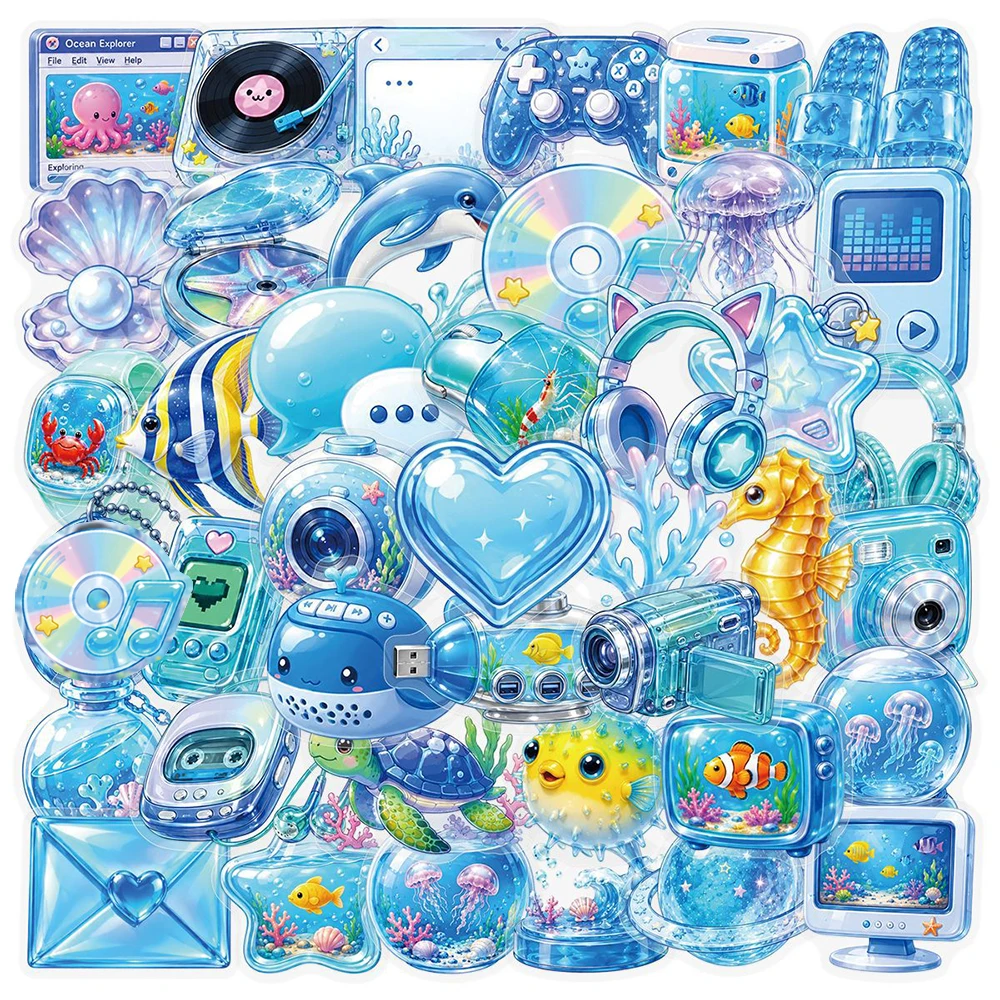 10/30/50pcs Gothic Horror Dark Romance Black White Skeleton Stickers Decorative Notebook Scrapbook Diary Art Aesthetic Decal Toy