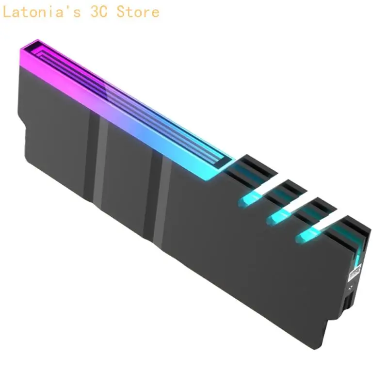 Hochleistungs-DDR4-DDR5-ARGB-Kühler für Speichermodule mit Aluminiumkonstruktion X3UB – Detail 5