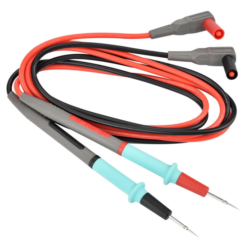 

Multimeter Test Line 20A 1000V with Needle Tip and Silicone Wire Test Clip for Electrical Circuit and Appliance Testing