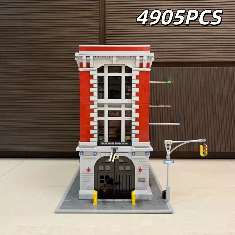 

4634 детали. Конструктор «Здание штаб-квартиры пожарной службы Охотников за привидениями». Подарок на Рождество и День рождения.