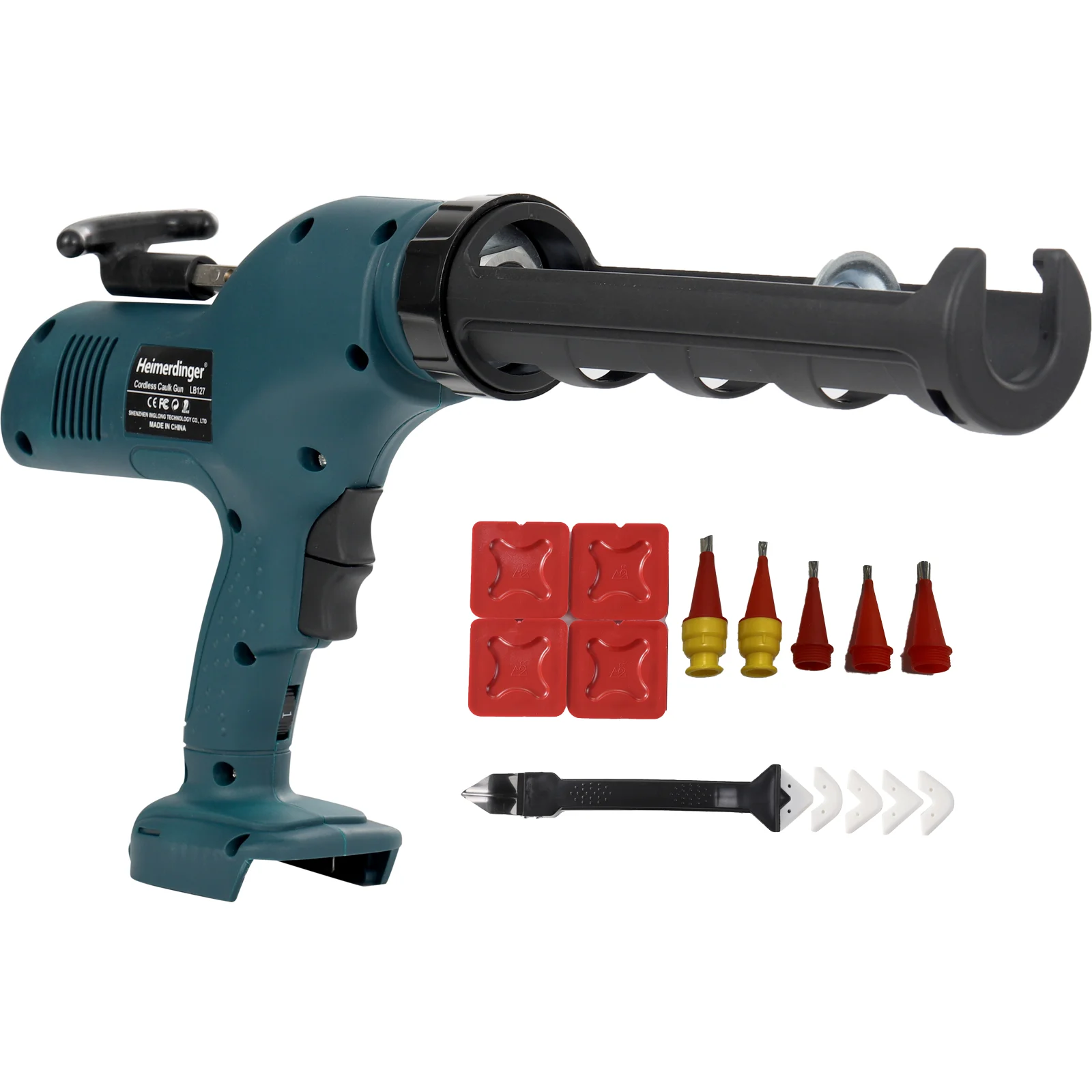 Electric Glue Gun Multi-function Electric Glass Caulking Gun Adhesive Glue Sealant Tool For Makita 18v Battery, No battery