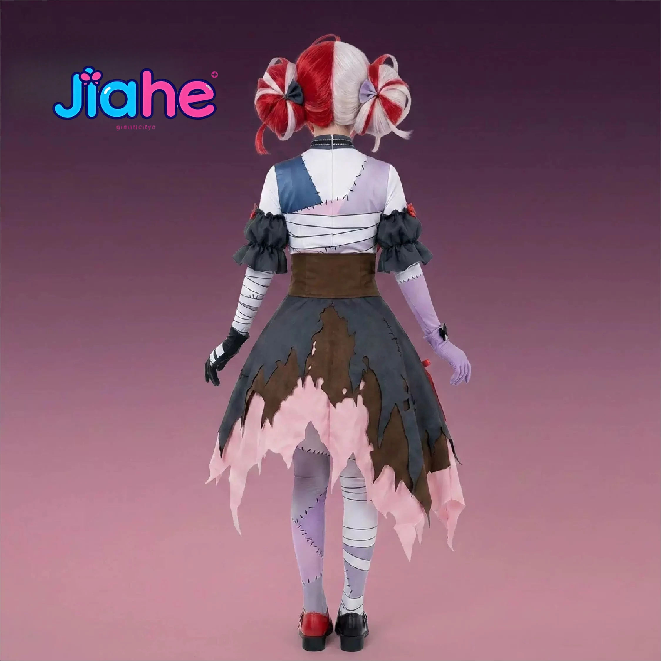 Anime Vtuber Kureiji Ollie Hololive Cosplay Costume  Circus Funny Uniform Halloween Carnival New Men Women Fashion Uniforms