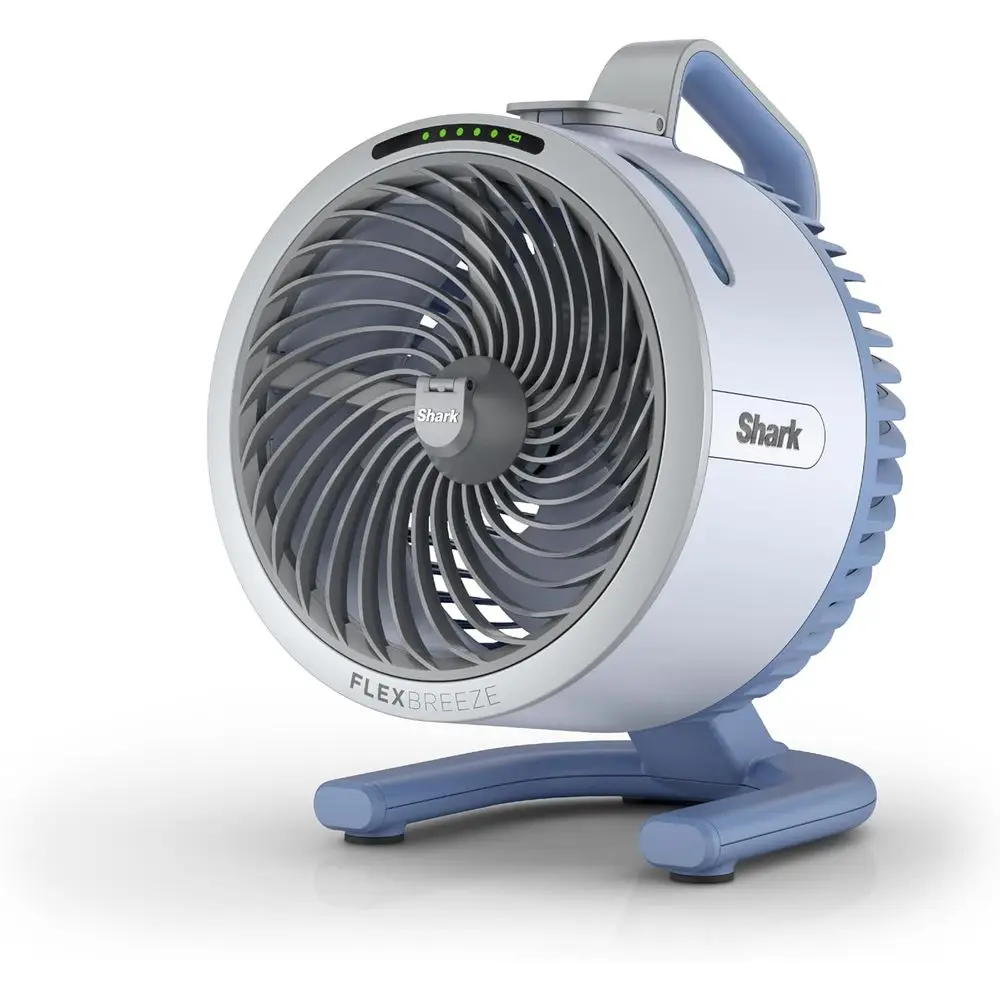 

lexBreeze HydroGo an—Ultra-powerul portable an with indoor + outdoor mist. Corded & cordl, 5 speeds, eative misting, Glacier. A0