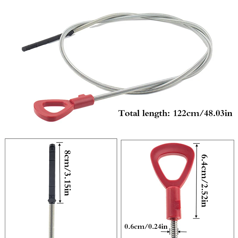 1PC Getriebemessstab für Autogetriebe ersetzt OEM 140589152100   Autoteile, Zubehör, Silber, Weiß + Rot,ankiп