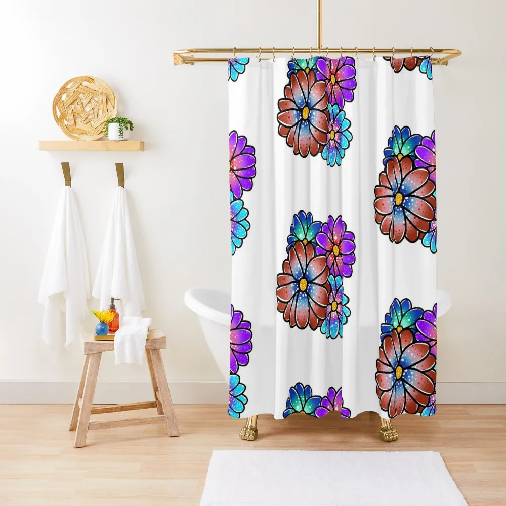 

Magic Flowers Shower Curtain For Bathroom Shower Luxury Bathroom Bathroom And Shower Anime Curtain