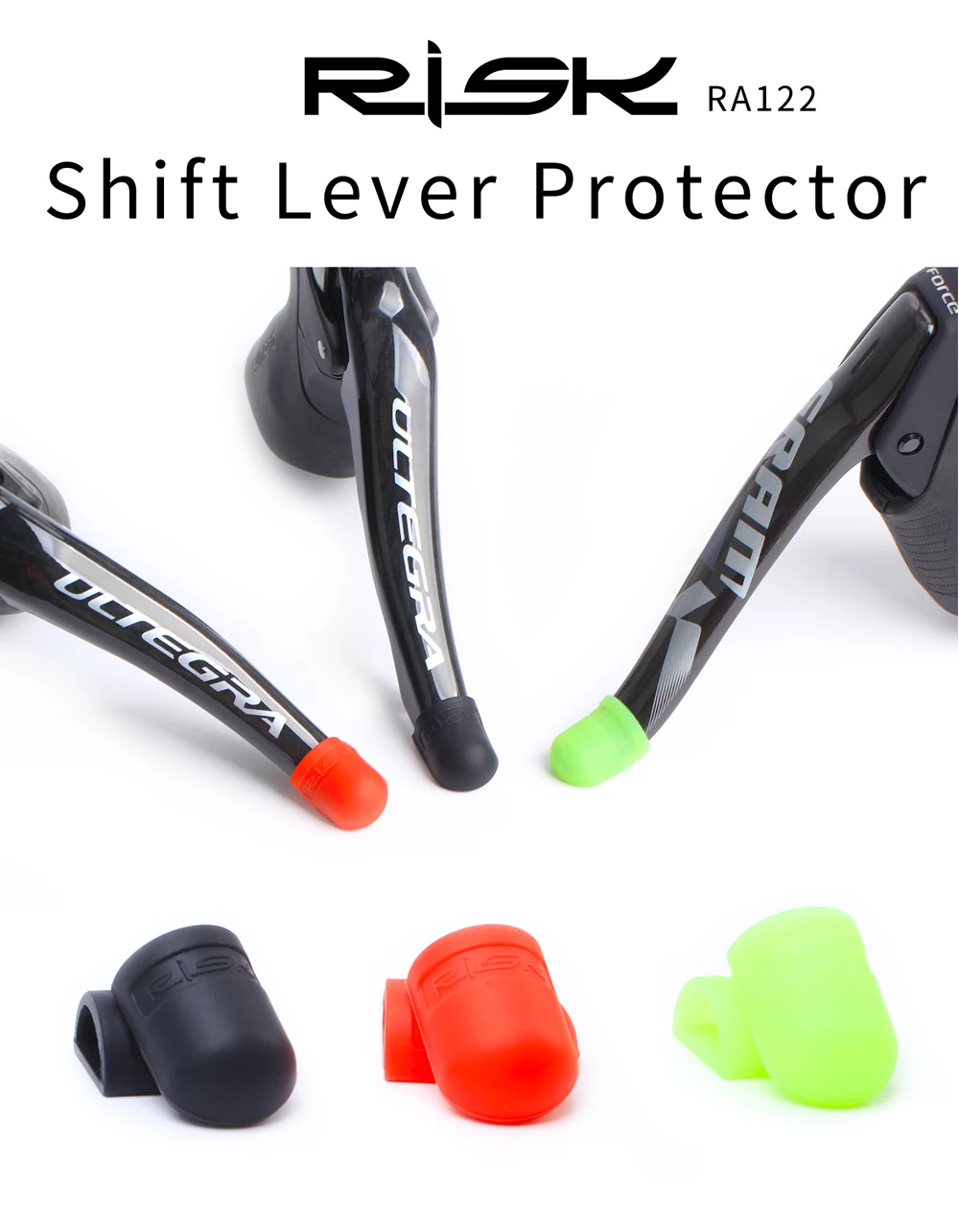RISIKO Silikon Fahrrad Shift Griff Abdeckung Für Shimano Rennrad Schalthebel Schutzhülse Schaltwerk Radfahren Zubehör – Detail 1