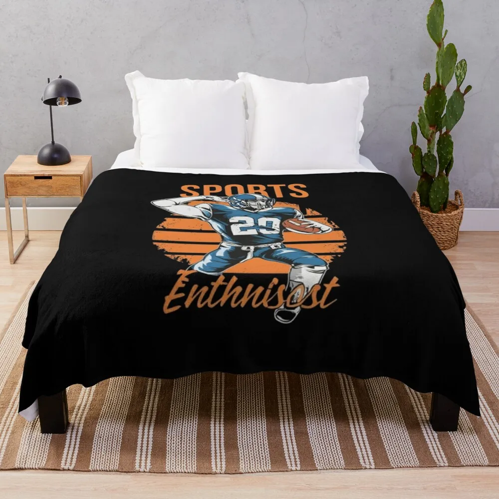 Fulfill your sports passion with this empowering tee Throw Blanket Sofa Quilt Giant Sofa warm winter Blankets