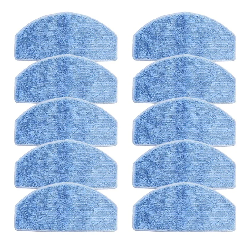 

A98G-10Pcs Robot Vacuum Mop Wipes Vacuum Cleaner Sweeping Pads Mop Cloth Replacement For Tikom G8000/G8000pro Sweeper