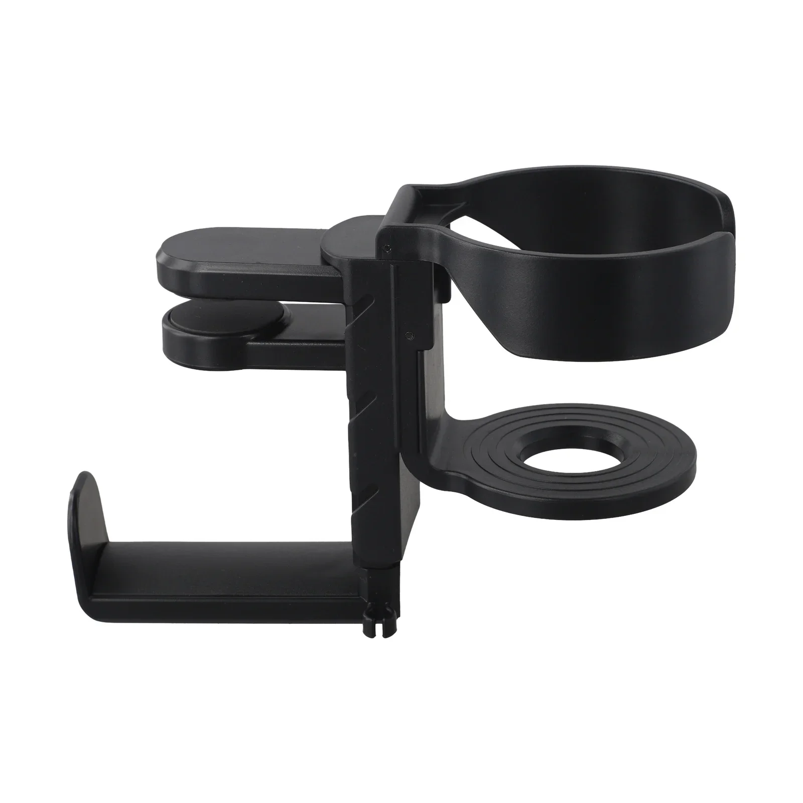 Adjustable Cup Holder For Desk Workspace Organizer Under Desk Clamp Easy Installation Efficient Organization Secure Grip