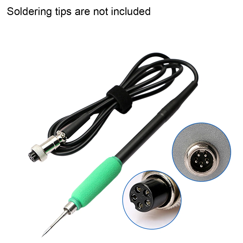 1pcs C210 Soldering Iron Handle FOR C210 Iron Soldering Station Handle Tools Five Core Aviation Plug Welding Tools Accessories