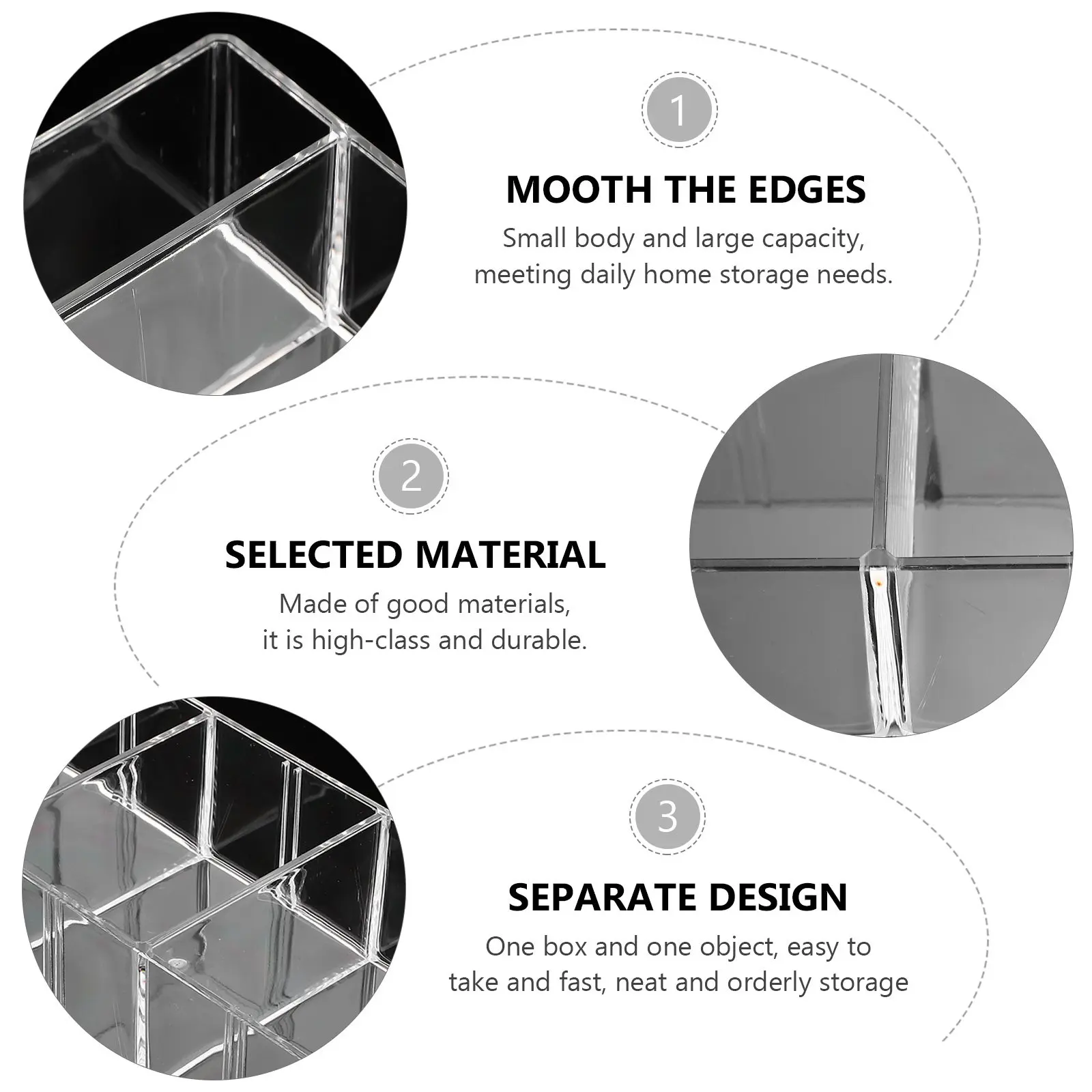 1Set Data Cable Organizer Box High Quality USB Cable Management Box Desktop Cord Storage Organizer Large Capacity Sundries