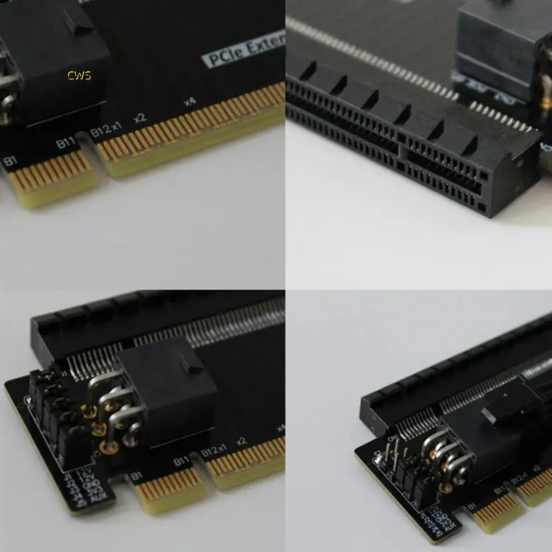 

PCI-E X16 Карта расширения половинной высоты и полной высоты Pcie 5.0 X16 Тестовый адаптер Защитная карта для сервера 1U 2U