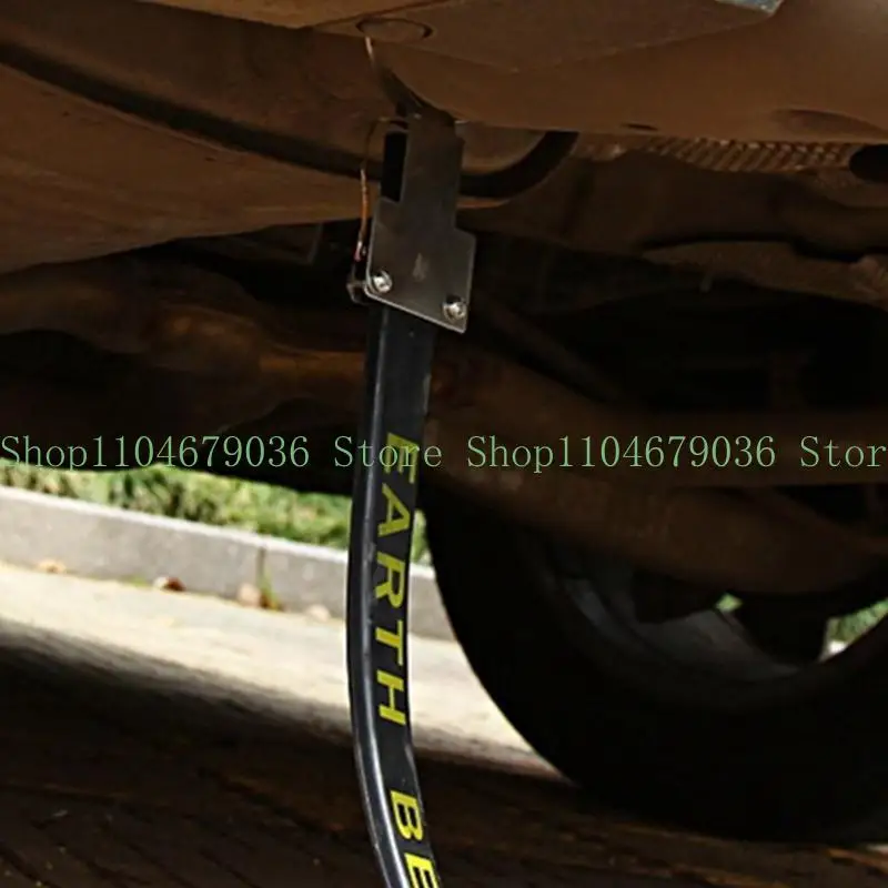 652F Auto Car Triangle-shaped Grounding Current Antistatic Metal Electrostatic Belt Prevents Accident Warning Reflective Tape