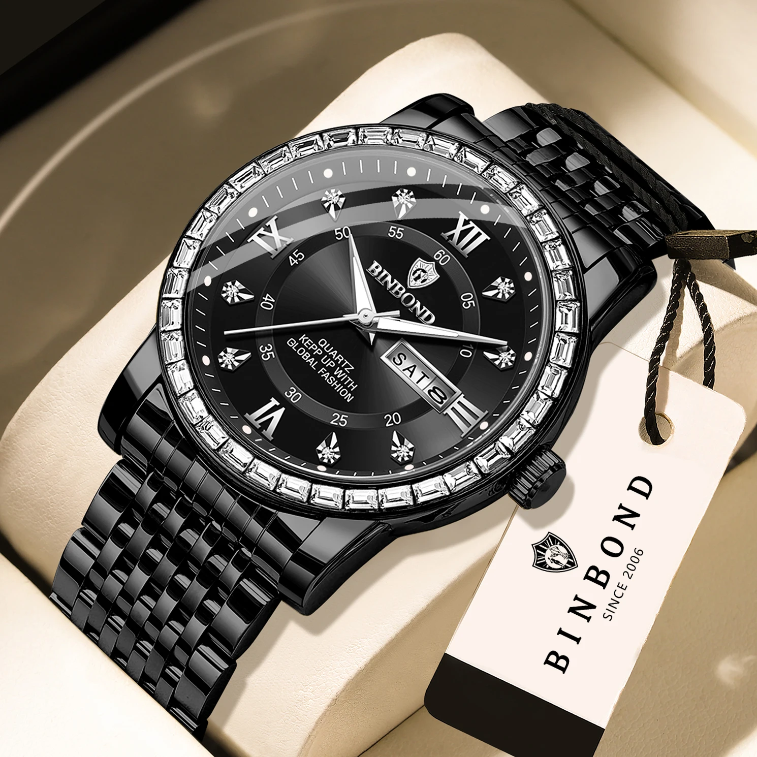 Men's Original Quartz Watch with Luminous Features