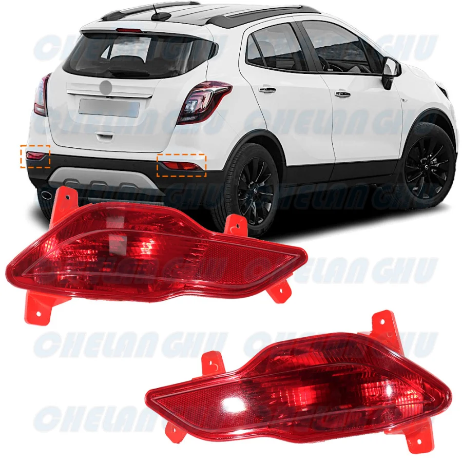 

For Opel Mokka X 2016 2017 2018 2019 Car accessories Rear Bumper Reflector Fog Light Lamp Without Bulbs 42503033