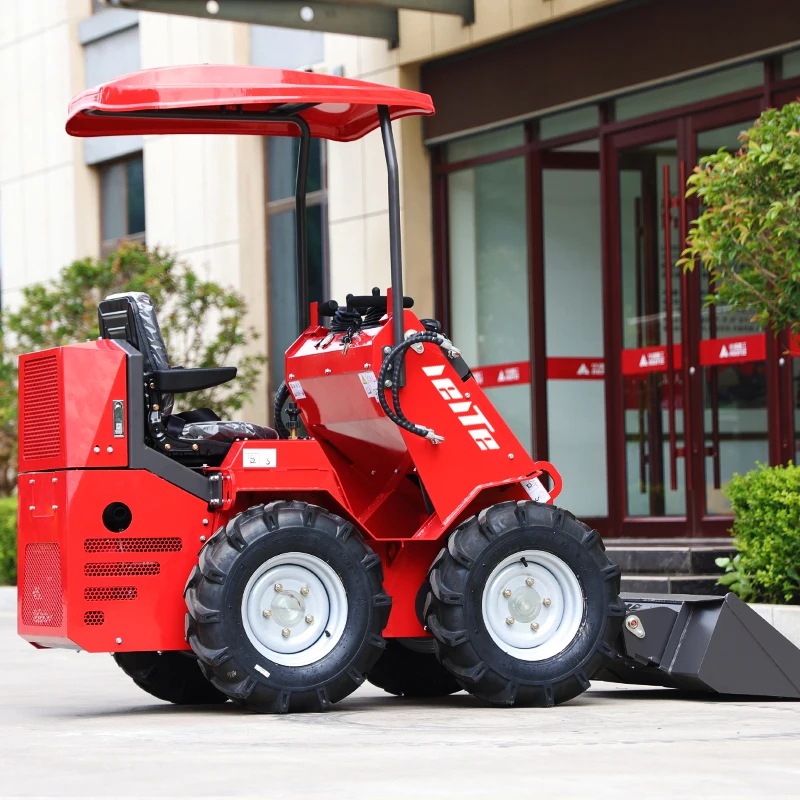 

Customized EPA Engine Mini Skid Steer Diesel Wheel Loader Cheap 500KG Skid Steer Loaders Multifunctional Mini Skid Steer