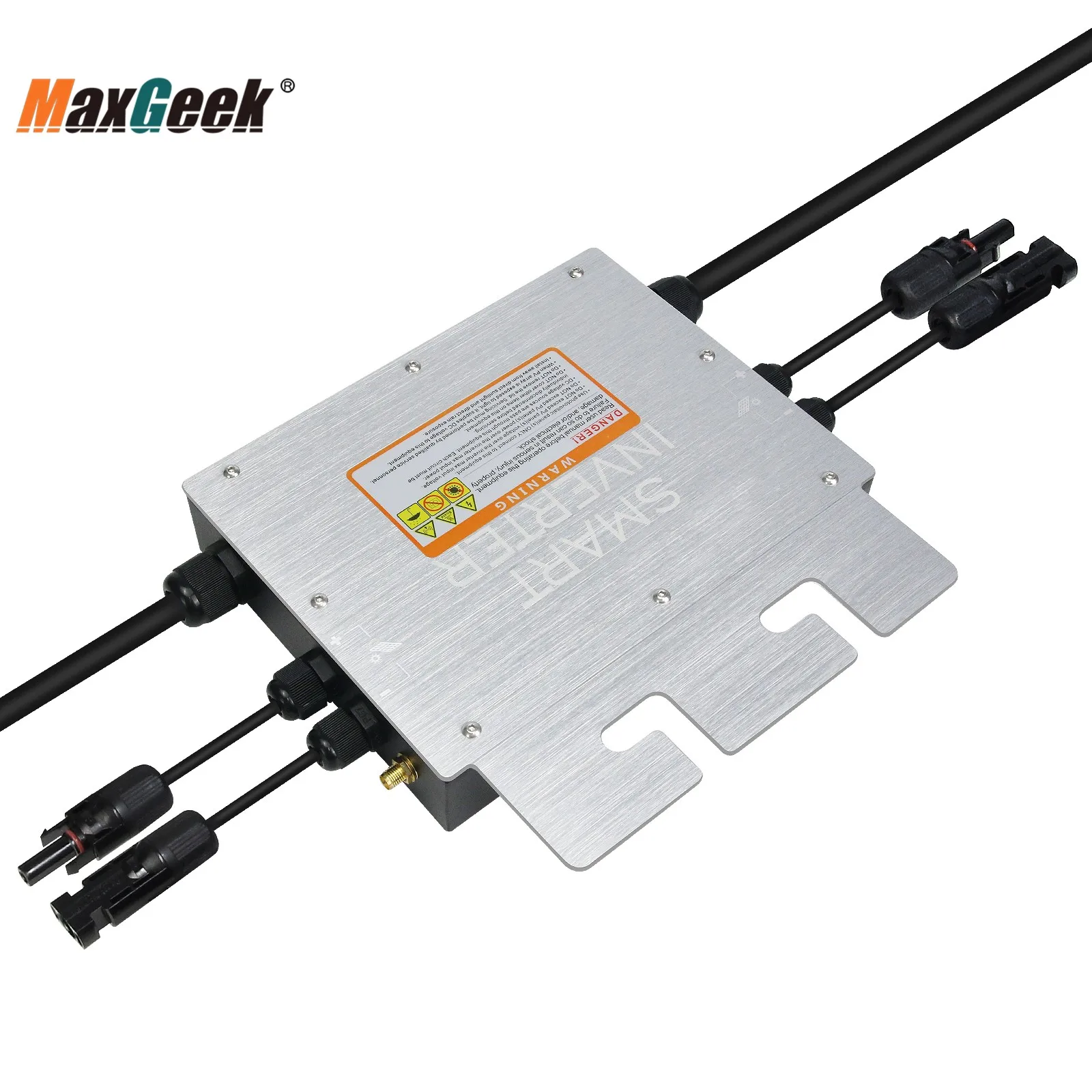 Imagem -04 - Maxgeek Sg300ms Wifi 30v 300w Inversor Inteligente Solar Micro Inversor do Laço da Grade Inversor Inteligente