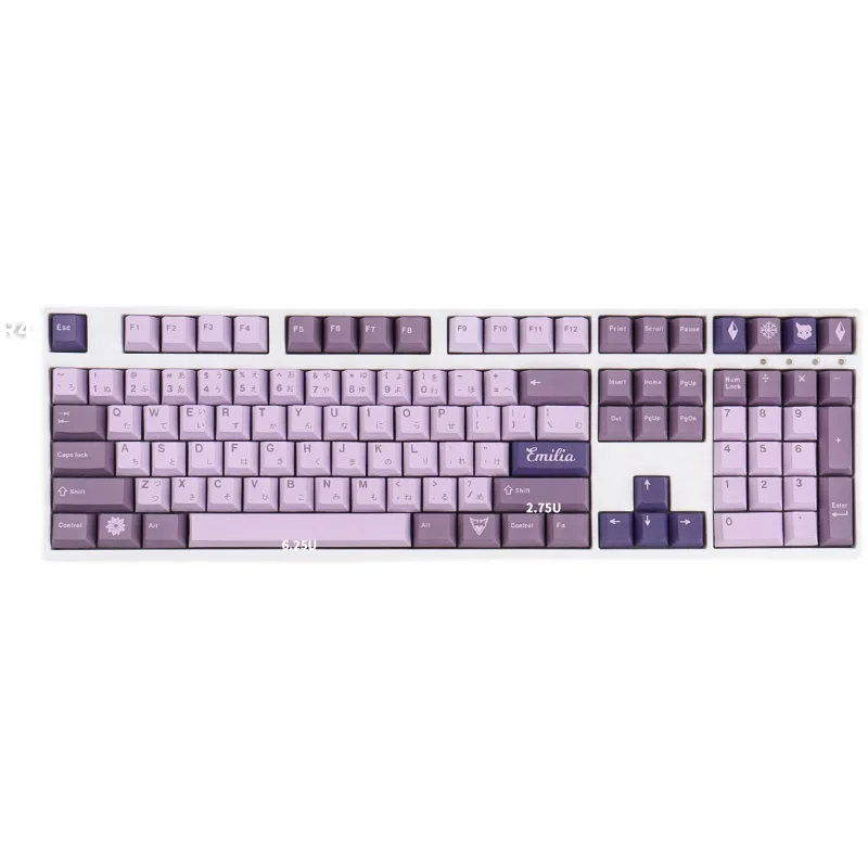 GMK Frost Witch keycap witch purple PBT sublimation complete set, original factory height 64/75/98, etc