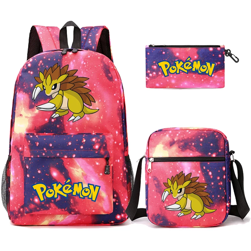 Pokemon Pikachu plecak dla studentek plecak na laptopa Snorlax książka żeńska wodoszczelny tornister Gengar Mochilas