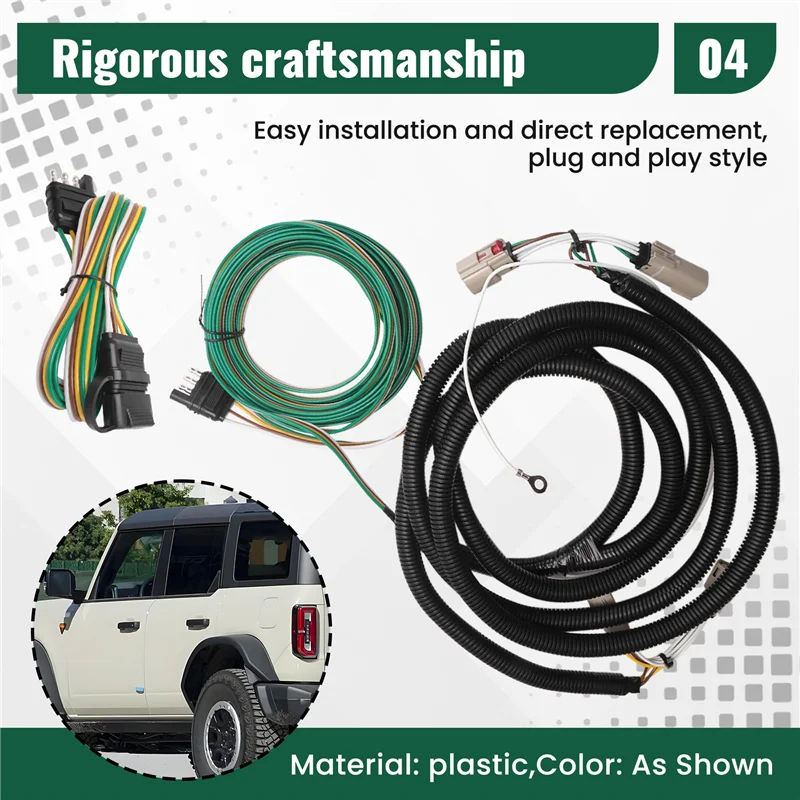 

AS57-Trailer Wiring Harness Trailer Wiring Harness For Bronco 58992 Car Parts Tractor RV Wiring Harness