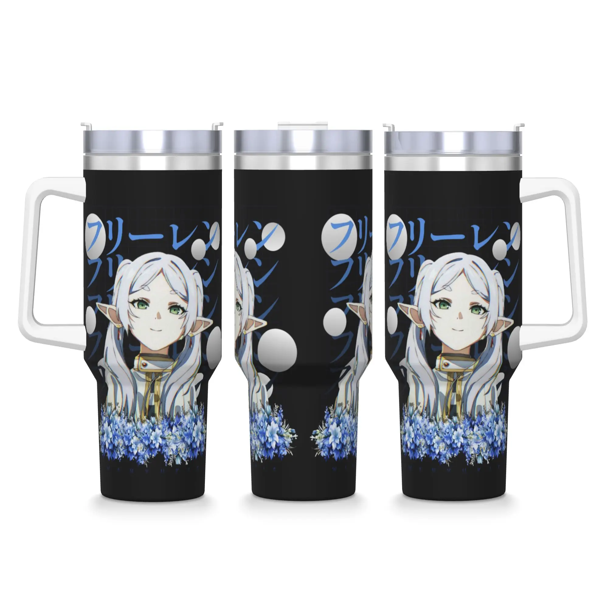 Stainless Steel Tumbler Frieren Beyond Journeys Mugs Cup Cold and Hot Heat Preservation Large Capacity Water Bottle Thermal Cups