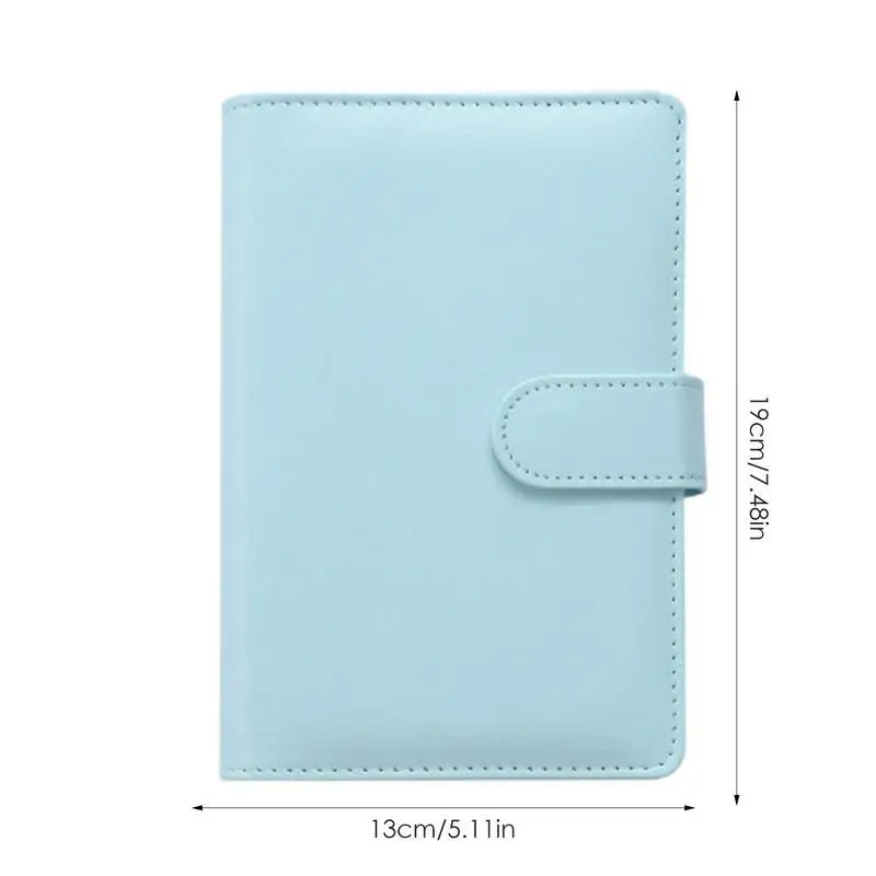 2023 A6 예산 바인더 플래너 12 조각 현금 봉투 다채로운 PU 가죽 노트북 바인더 12 PCS A6 바인더 포켓