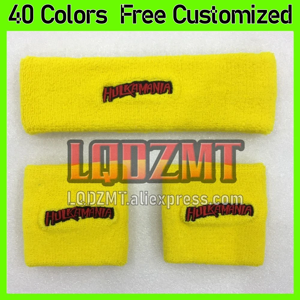 3 pcs / Set 100% Cotton Adjustable Sports Wristband Sweatband Sweat Band For Men and Women Gym 100%Cotton Sweatbands Wristbands