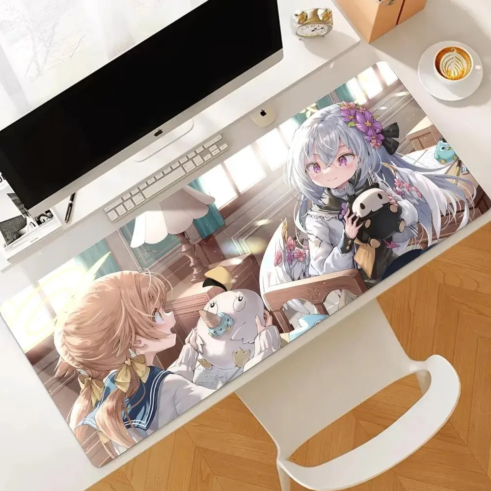 B_blue A_archive Mouse Pad Natural Rubber Mousepad Esports Computer Keyboard Pad Desk Protector  Cute Deskmat Laptop Desk Pad