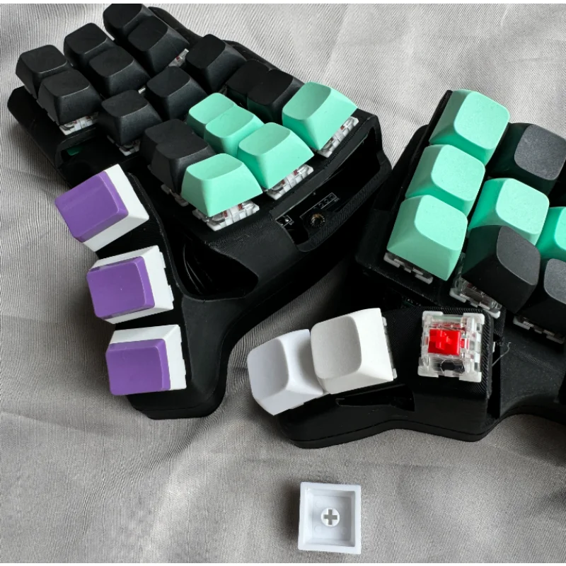 TBK Mini 3X6 Teclado Dividido Personalizado Sem Fio Bluetooth Hot Plug Gaming Mecânico Teclado Dividido ZMK/VIAL Mudança de Chave Online